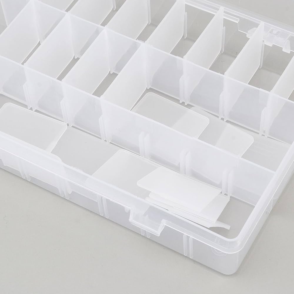 Amazon.co.jp: OriGlam 24コンパートメント電子部品収納ボックス